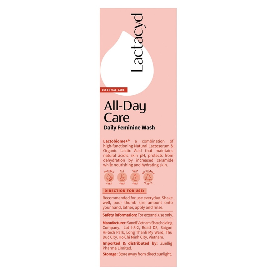 LACTACYD ALL DAY CARE 250ML