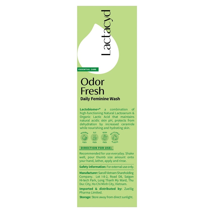 LACTACYD ODOR FRESH 250ML