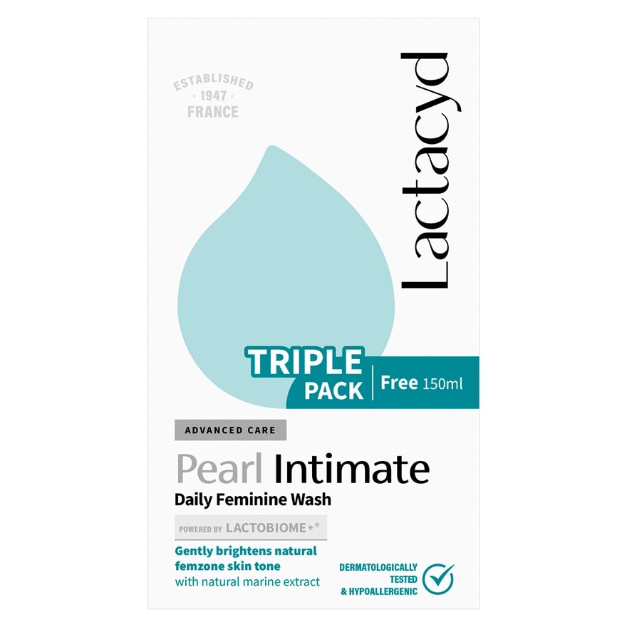 LACTACYD PEARL INTIMATE 250ML X3