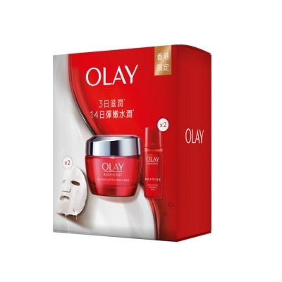 OLAY - OLAY 弹润紧致套装(新生高效紧致护肤霜50克+2片面膜+精华水18毫升X2)