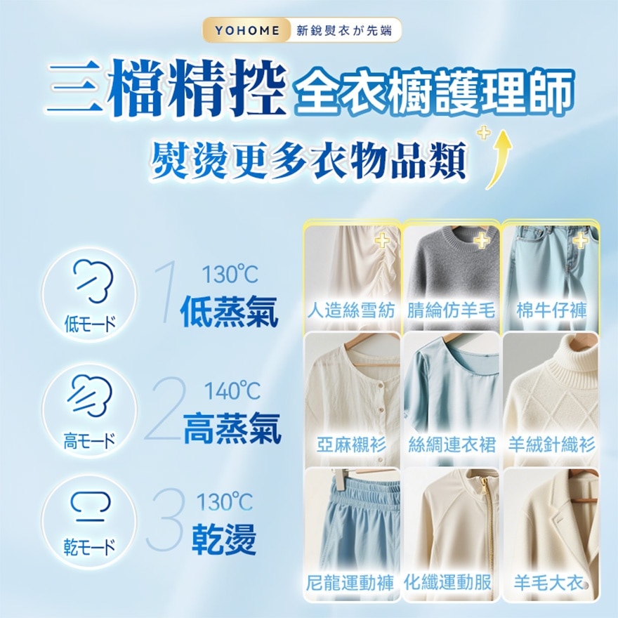 YOHOME除皱螨菌双净挂烫机