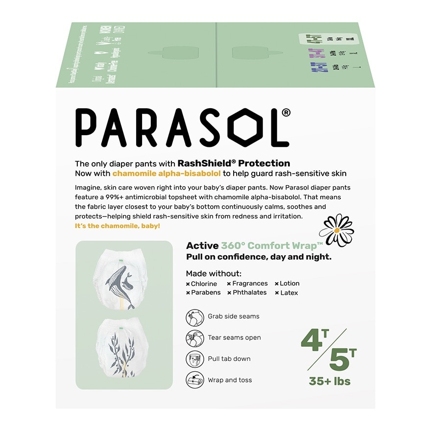 CLEAR+DRY™ 超透气水凝学习裤 36S (6号/加加大码)