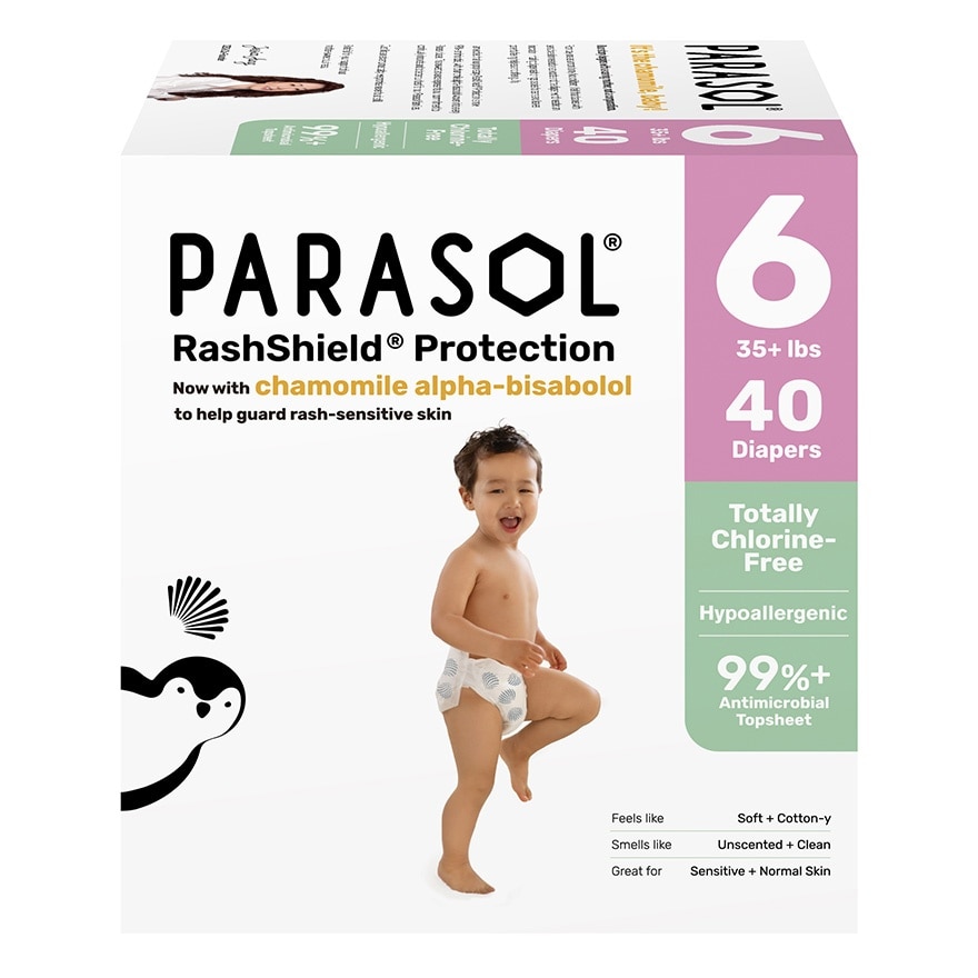 Clear+Dry™ Natural Diapers Size 6/XXL - 40pcs