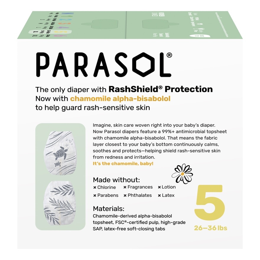 美國 Clear+Dry™ 超透氣水凝尿片 (5號/加大碼, 44片)