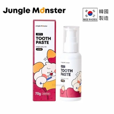 Jungle Monster - 韩国制蕃薯味宠物牙膏  护齿凝胶 70克 (猫狗适用) (商家直送-5个工作天内送到府上；满$500免运)