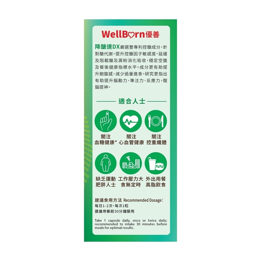 降糖速DX 30粒