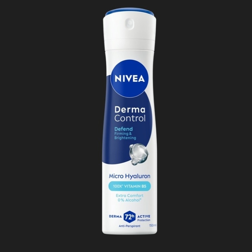 NIVEA DERMA CONTROL透明貿酸養膚撫紋止汗噴霧150ML