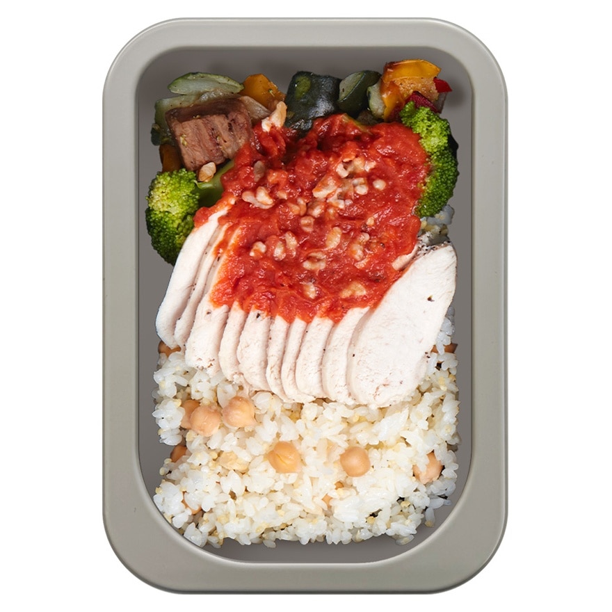 癌症護理餐雞胸肉鷹嘴豆飯