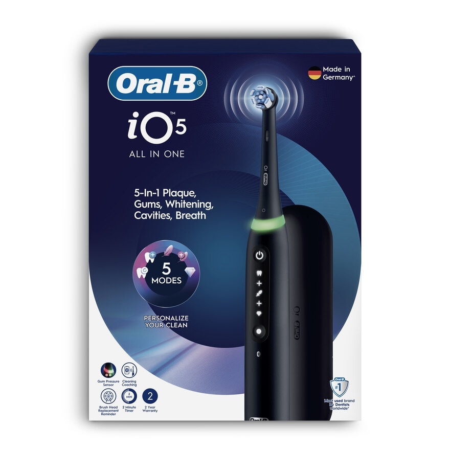 ORAL-B IO SERIES 5 BLACK (WITH 4 REFILLS)