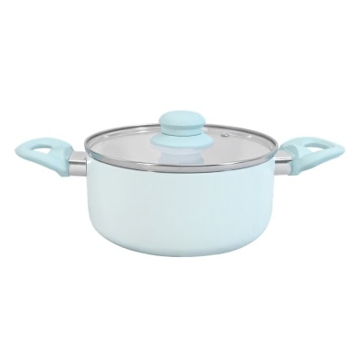 PARODONTAX - 18CM CASSEROLE WITH GLASS LID (RANDOM 2 COLOUR)
