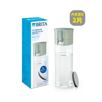 BRITA - FILL & GO 隨身濾水瓶 VITAL (綠色) 內含MICRODISC 濾芯片 2片