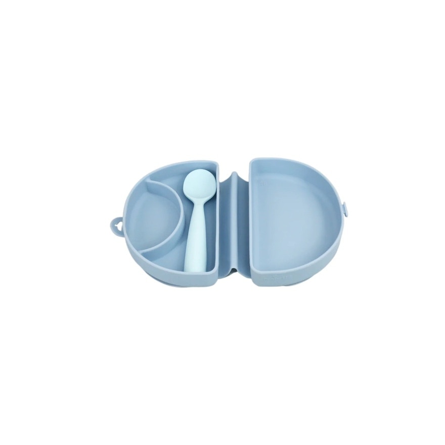 Miniware 合掌包汤匙组合 菊苣粉蓝 image
