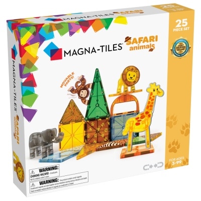 MAGNA-TILES - MAGNA-TILES Safari Animals 25 Piece Set
