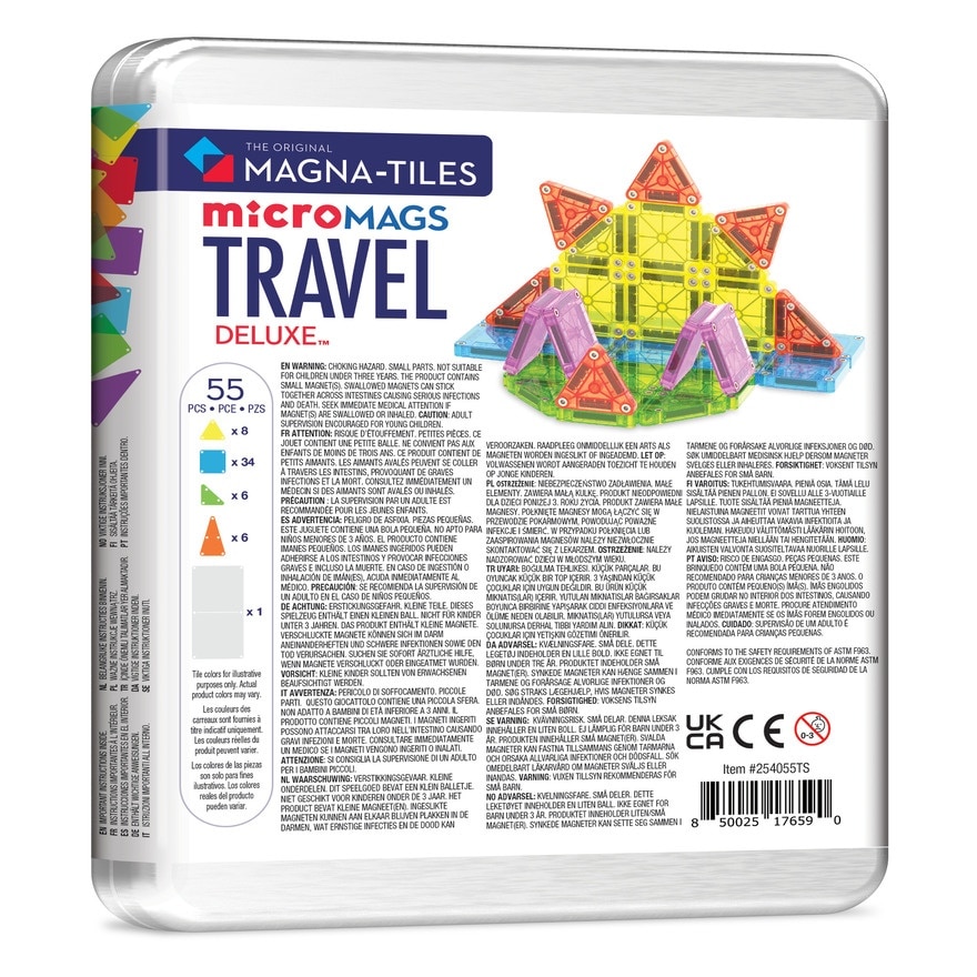MAGNA-TILES MicroMAGS Travel Set Deluxe