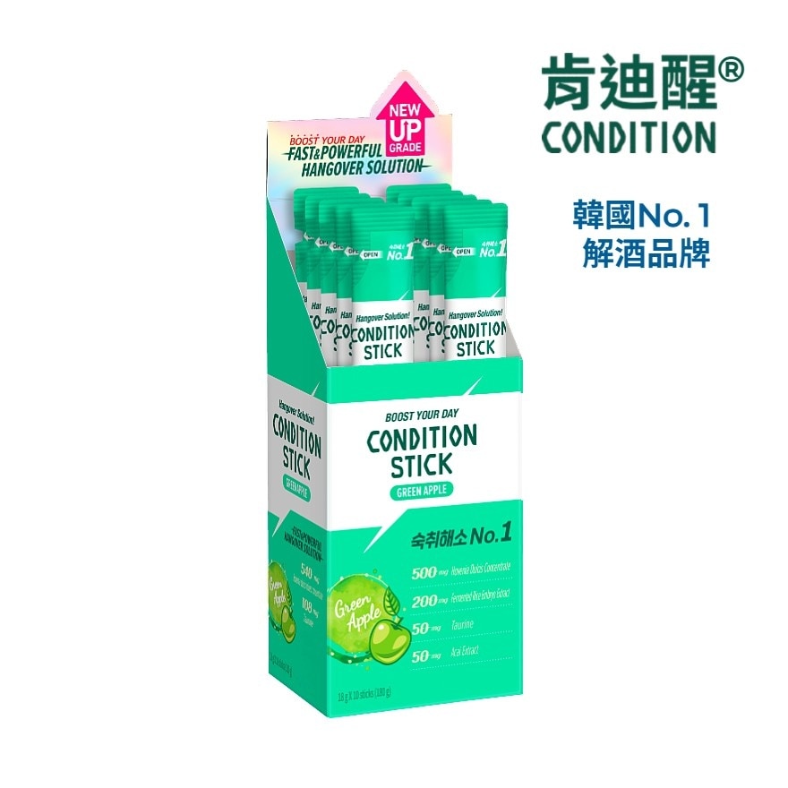 解酒果凍棒 青蘋果口味 18G X 10條