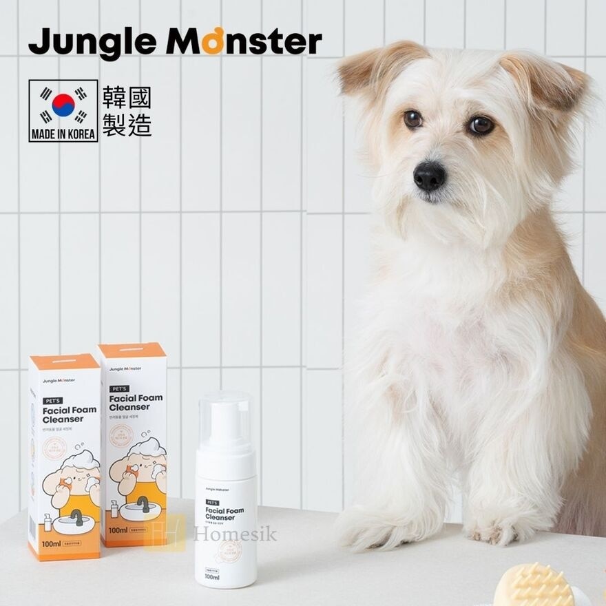 寵物保濕潔面泡沫 100毫升 (商家直送-5個工作天內送到府上；滿$500免運)