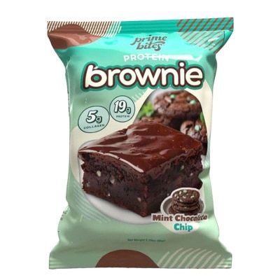 PRIME BITES - 蛋白布朗尼 薄荷朱古力碎( 12件)