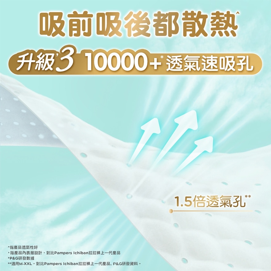 PAMPERS ICHIBAN PANTS XXL 93 PCS image