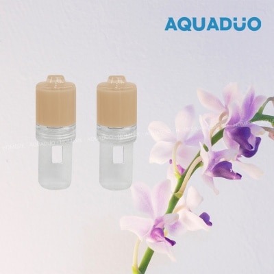 AQUADUO - Travel Stick Showerhead Vitamin Filter - Freesia (2PCS) TRAVITA-FR (SUPPLIER DELIVERY-5 WORKING DAYS; FREE DELIVERY UPON $500)