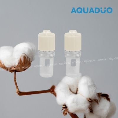 AQUADUO - 旅行用過濾花灑棒維他命濾芯-棉花麝香 (2件裝) TRAVITA-MUSK (商家直送-5個工作天內送到府上；滿$500免運)