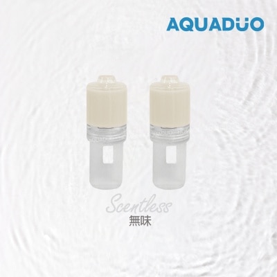 AQUADUO - Travel Stick Showerhead Vitamin Filter - Scentless (2PCS) TRAVITA-NOSC (SUPPLIER DELIVERY-5 WORKING DAYS; FREE DELIVERY UPON $500)