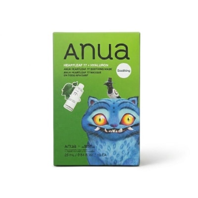ANUA - ANUA KPOP DEMON HUNTERS魚腥草舒緩鎮靜修復面膜10片裝