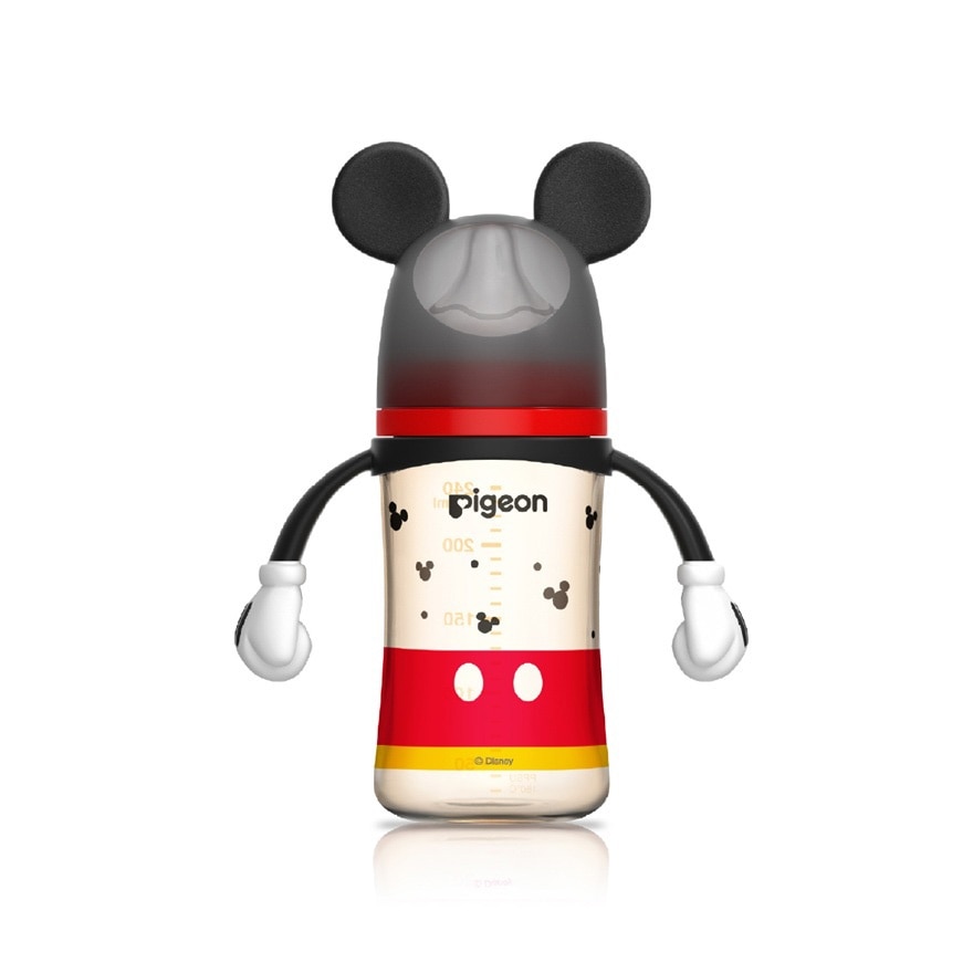 PIGEON DISNEY MICKEY MOUSE WIDE NECK PPSU BOTTLE 240ML (L) - MICKEY CLASSIC