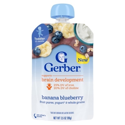 嘉宝 - 嘉寶水果乳酪香蕉藍莓味 99克