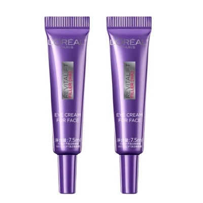 L'OREAL - REVITALIFT FILLER EYE CREAM FOR FACE 3.0 7.5ML X2