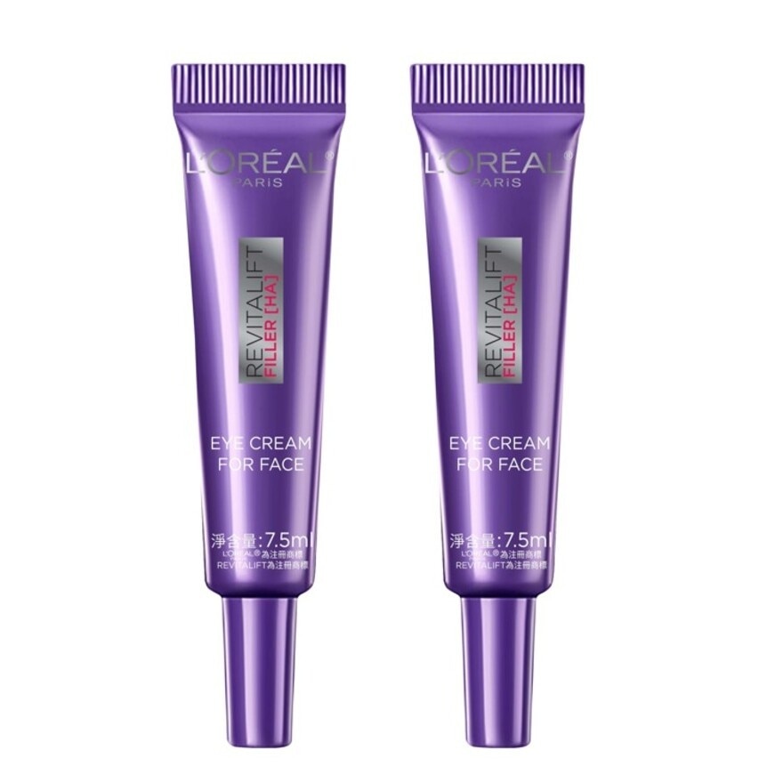 REVITALIFT FILLER EYE CREAM FOR FACE 3.0 7.5ML X2