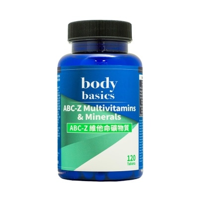 body basics - ABC-Z維他命礦物質 120 片
