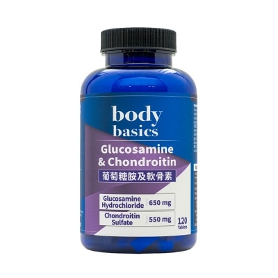 BODY BASICS - 葡萄糖胺及軟骨素 (120粒)