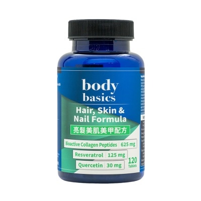BODY BASICS - 亮髮美肌美甲配方 (120 粒)