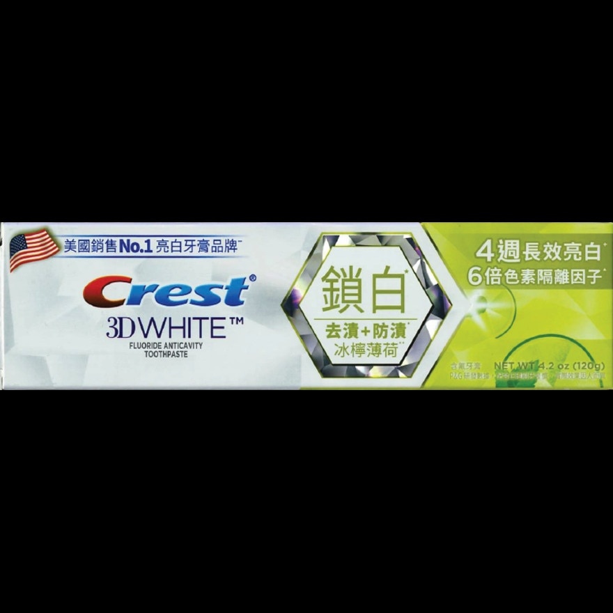 CREST WHITELOCK - LEMON MINT 120G image