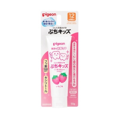PIGEON - Infant Tooth Gel with Xylitol (12m+, Strawberry) 50g