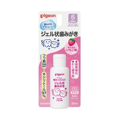 PIGEON - Infant Tooth Gel with Xylitol(6m+,Strawberry) 40ml