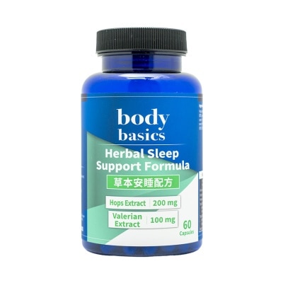 body basics - HERBAL SLEEP SUPPORT FORMULA 60 CAPSULES image
