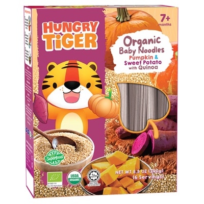 HUNGRY TIGER - Hungry Tiger Organic Baby Noodles (Pumpkin & Sweet Potato) with Quinoa image