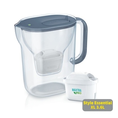 BRITA - STYLE ESSENTIAL XL 3.6L WATER FILTER JUG (STONE BLUE)