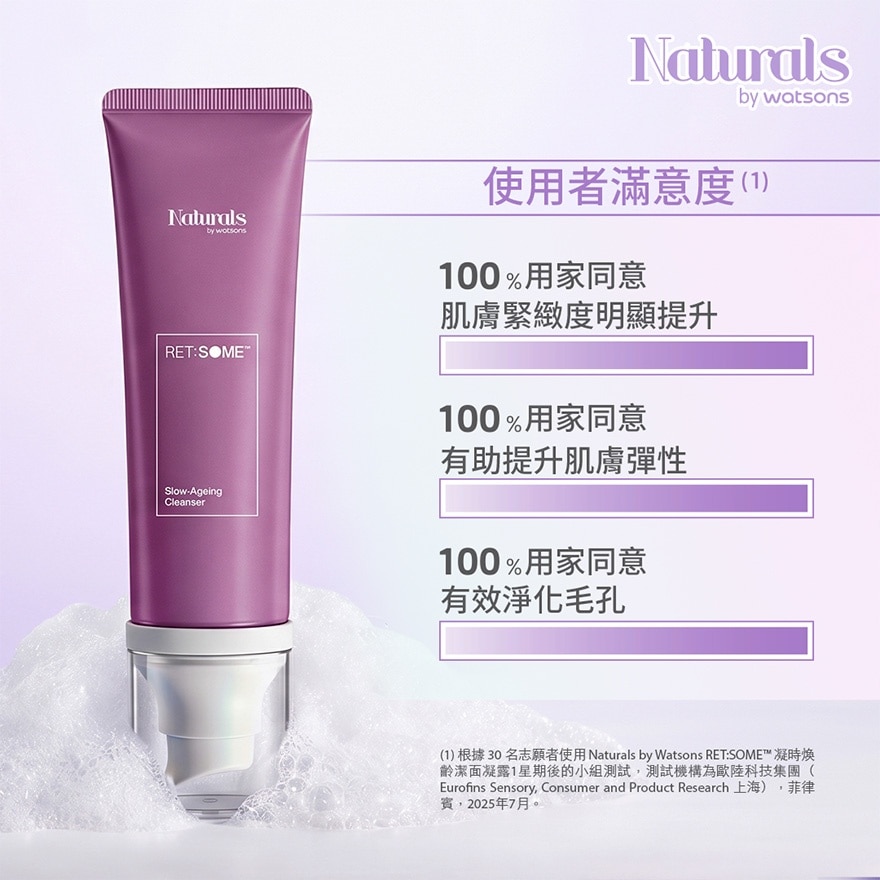 凝時煥齡潔面凝露80ML image