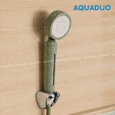 AQUADUO - Blossom Shine Showerhead - Spark Olive (with Filter) SF-S580-SO (SUPPLIER DELIVERY-5 WORKING DAYS; FREE DELIVERY UPON $500)