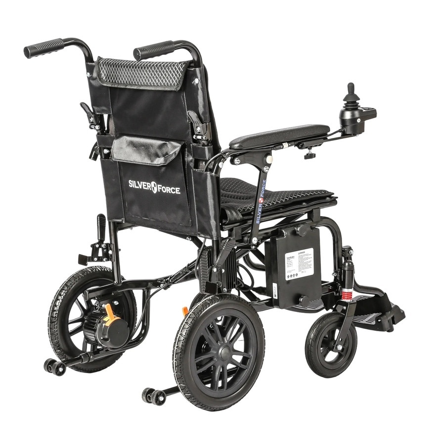 "SILVER FORCE" JRWD1304 輕便型鋁合金電動輪椅 (1粒電池)