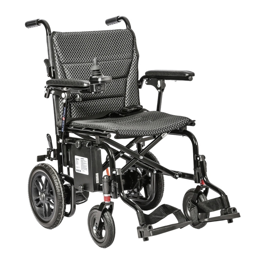 "SILVER FORCE" JRWD1304 輕便型鋁合金電動輪椅 (1粒電池)