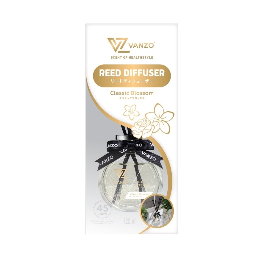 VANZO REED DIFFUSER – CLASSIC BLOSSOM 120ML image