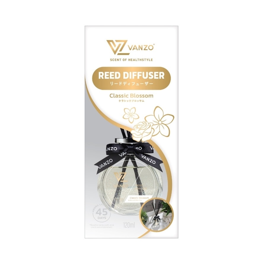 VANZO REED DIFFUSER – CLASSIC BLOSSOM 120ML image