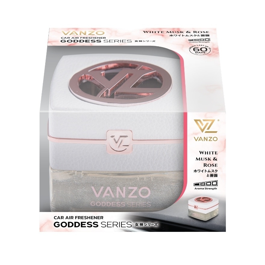VANZO CAR GEL FRAGRANCE – GODDESS WHITE MUSK & ROSE 70ML image