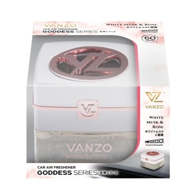 VANZO -  VANZO CAR GEL FRAGRANCE – GODDESS WHITE MUSK & ROSE 70ML image