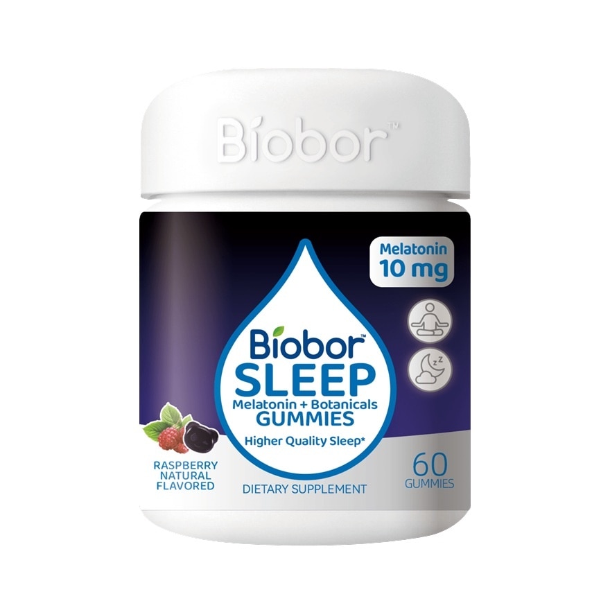 BIOBOR SLEEP GUMMIES RASPBERRY 60GUM image