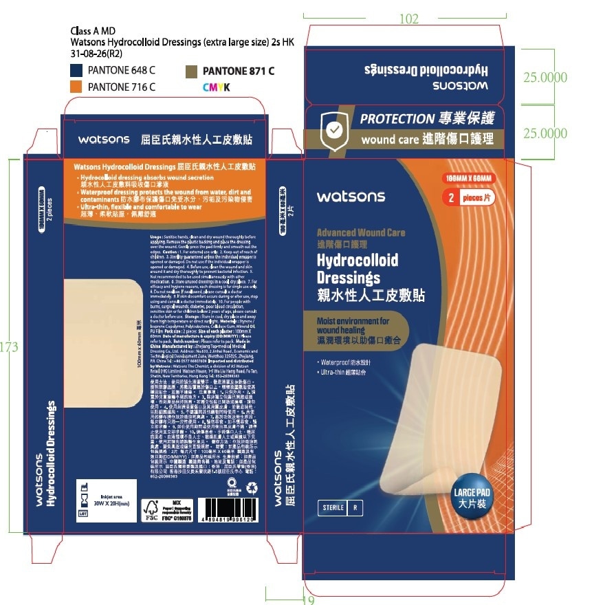 親水性人工皮敷貼 2片 image