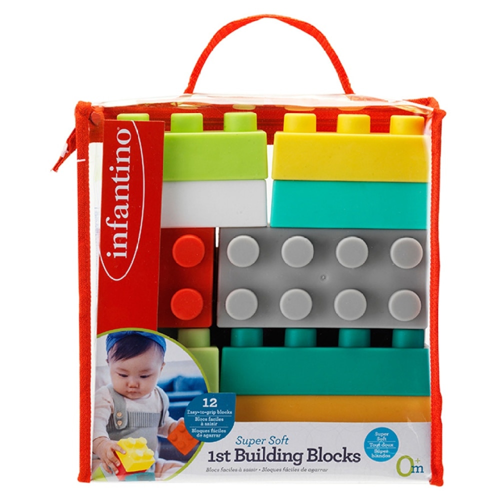 INFANTINO Super Soft 1st Building Blocks SUPPLIER DELIVERY 7 WORKING DAYS Watsons Hong Kong